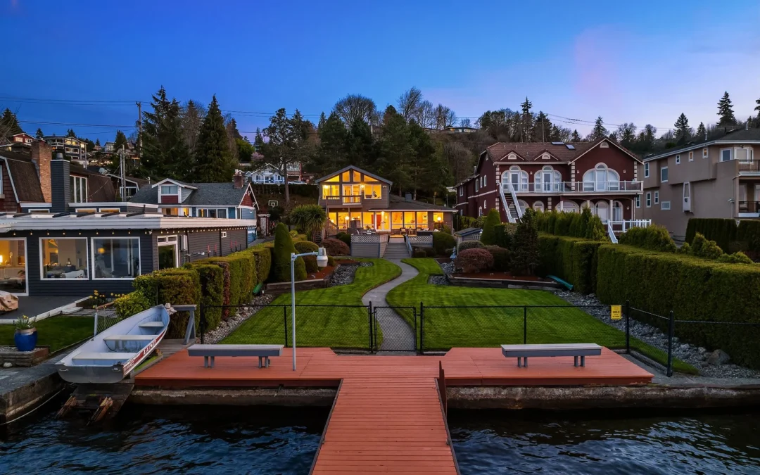 Quintessential Seattle Waterfront Living on Lake Washington