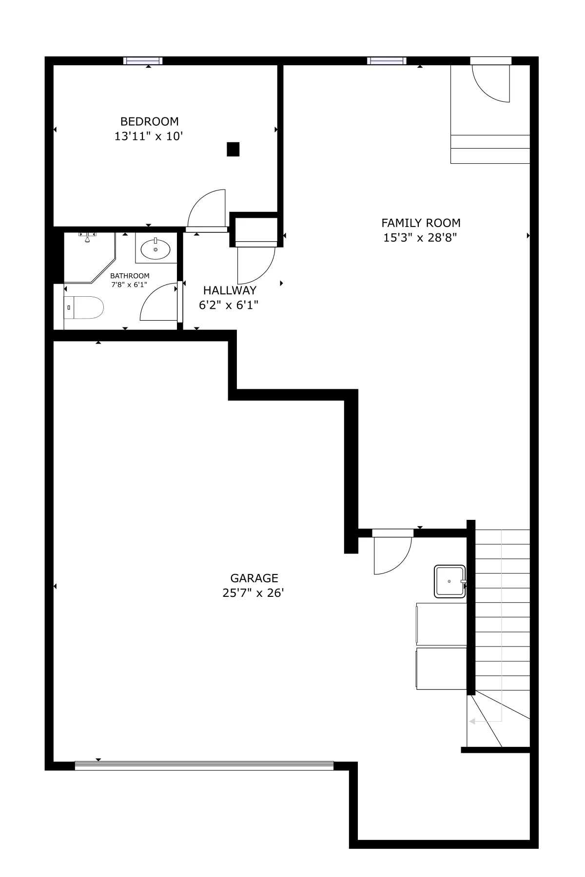 Lower Level Floor Plan